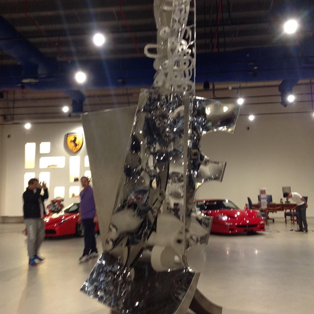 Steel Sculptures — Arabic Calligraphy & Horses