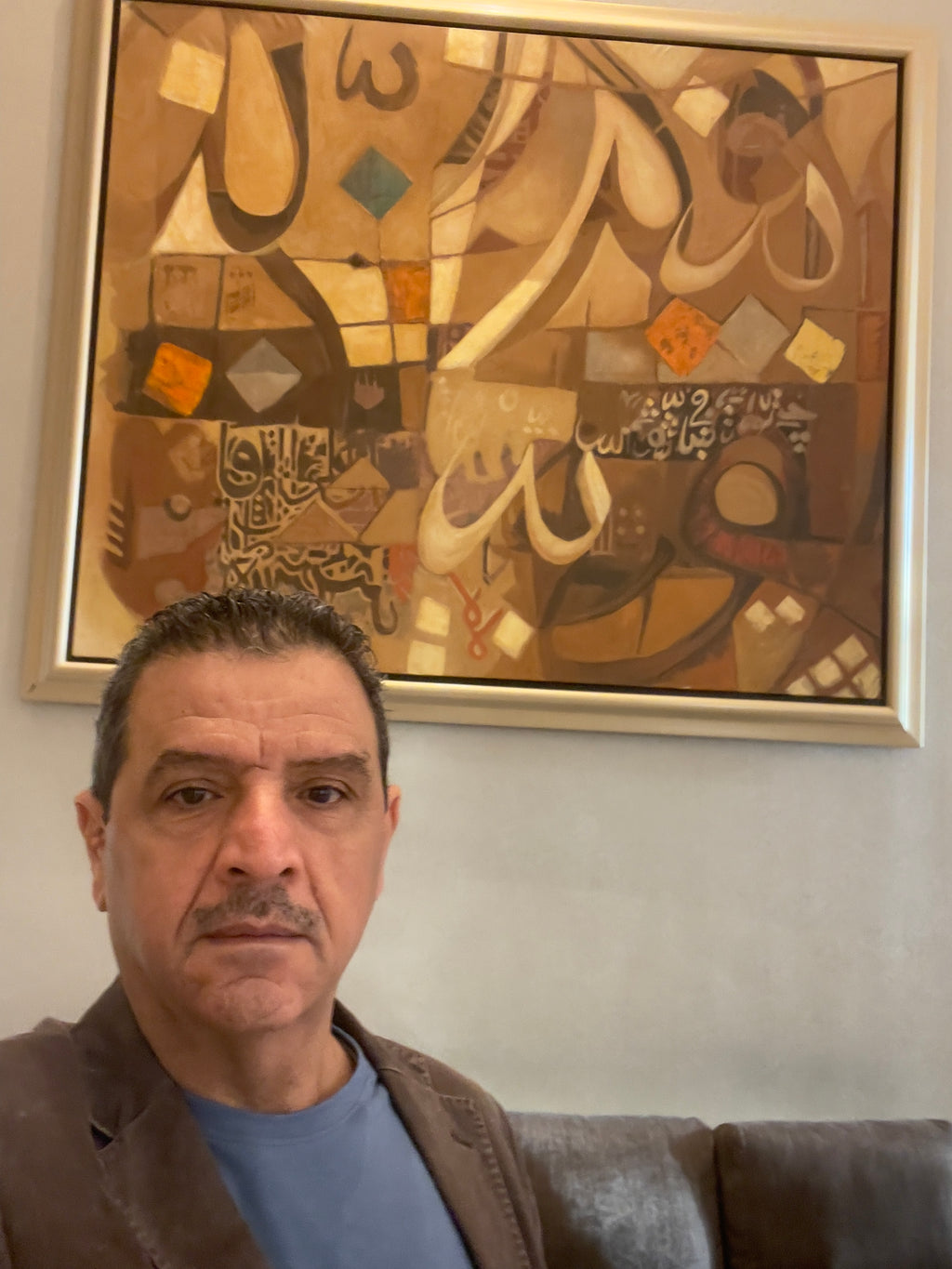 Acrylic Paintings — Dancing Figures & Arabic Calligraphy