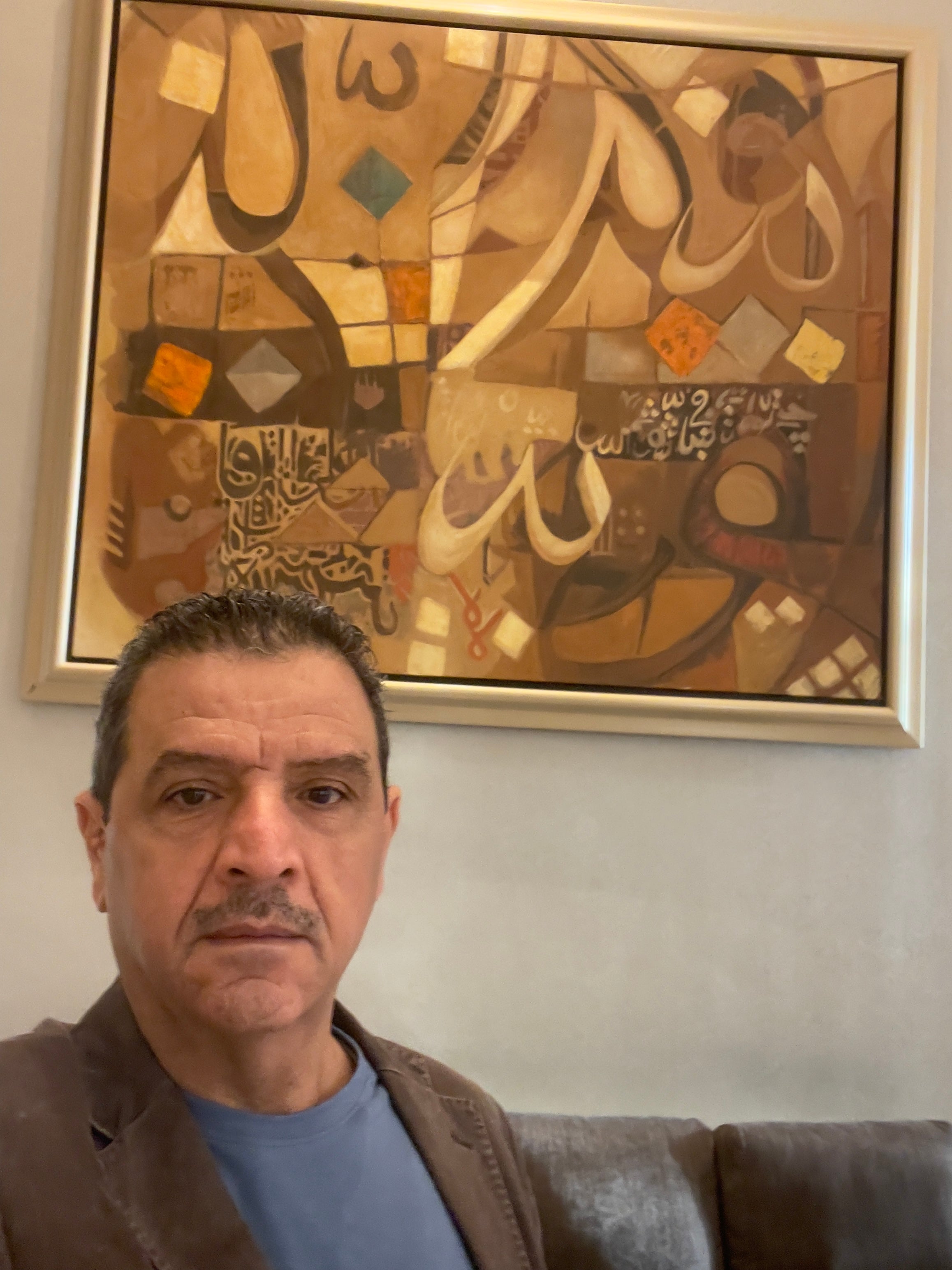 Acrylic Paintings — Dancing Figures & Arabic Calligraphy