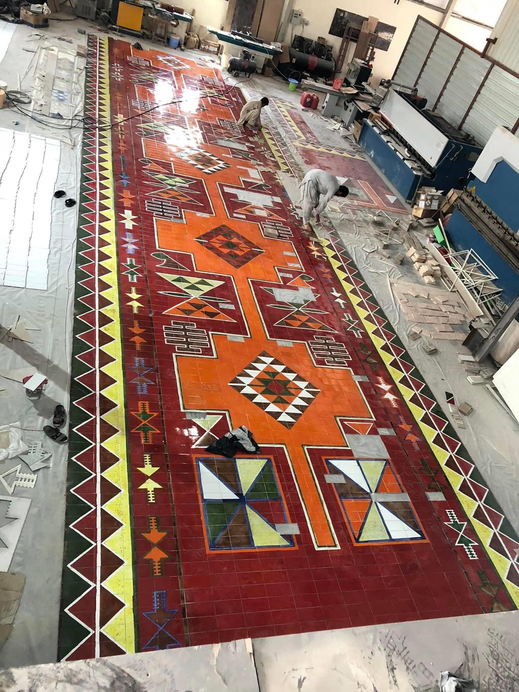 Large-Scale Ceramic Murals — Ahmed Allawi