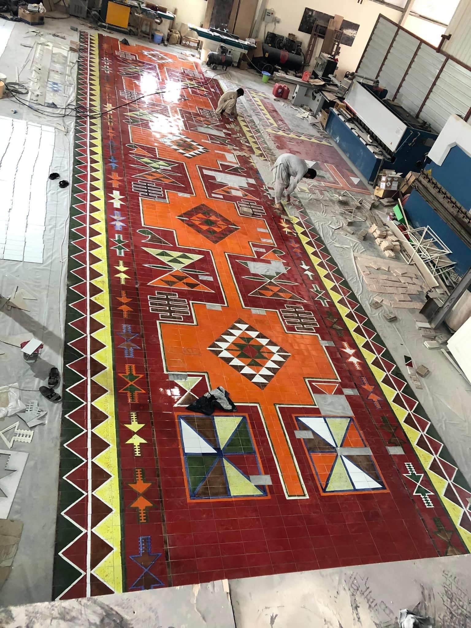 Large-Scale Ceramic Murals — Ahmed Allawi