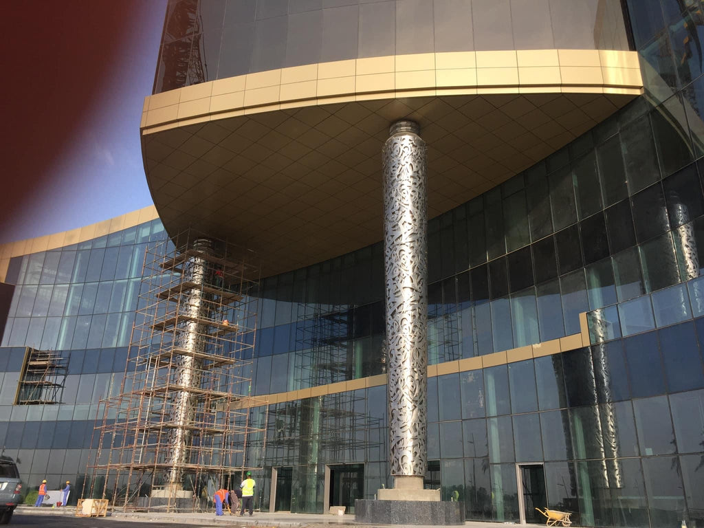 Steel Sculptures — Arabic Calligraphy & Horses