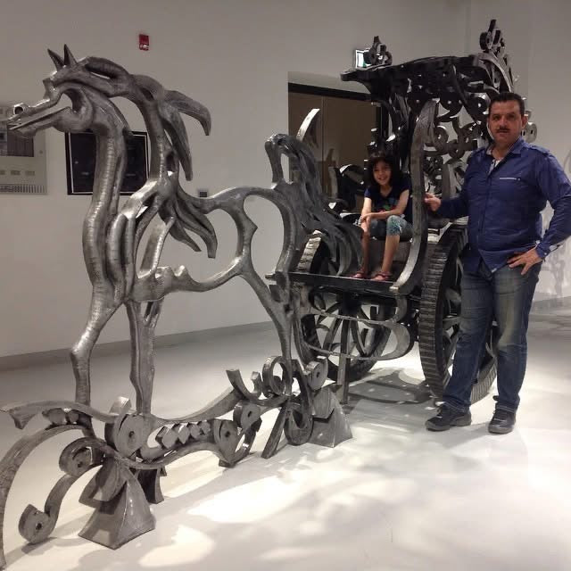 Golden Horses Sculpture — Islamic Cities