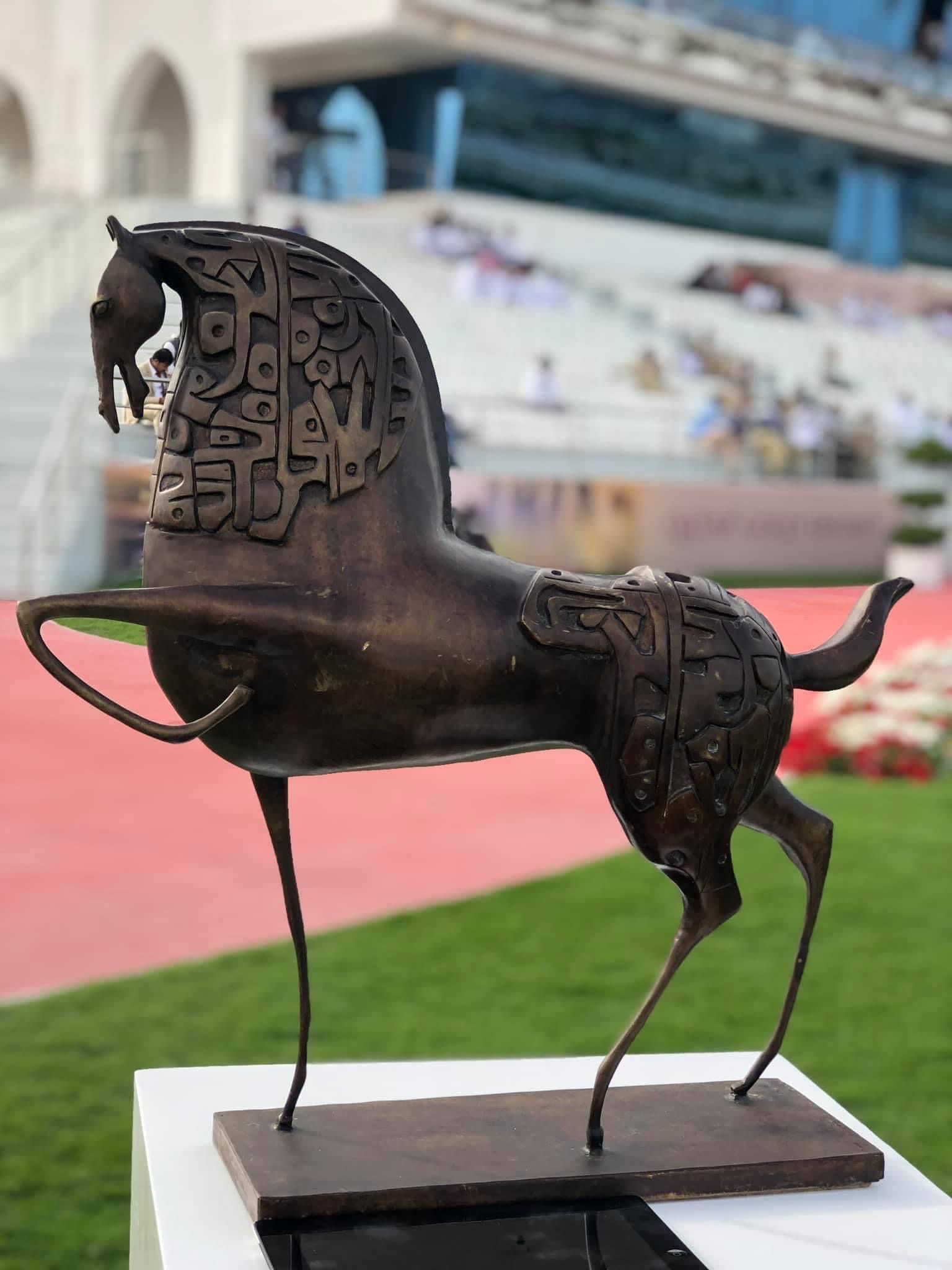 Golden Horses Sculpture — Islamic Cities