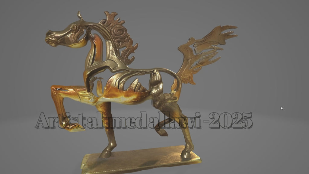The Dancing Horse — Bronze Sculpture (Video)