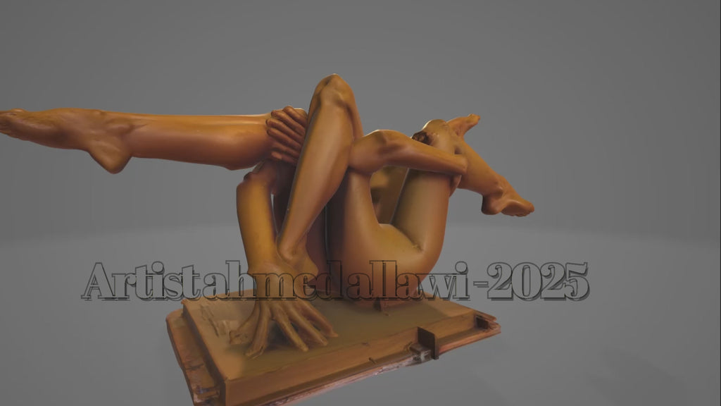 Love is One Body — Figurative Sculpture by Ahmed Allawi