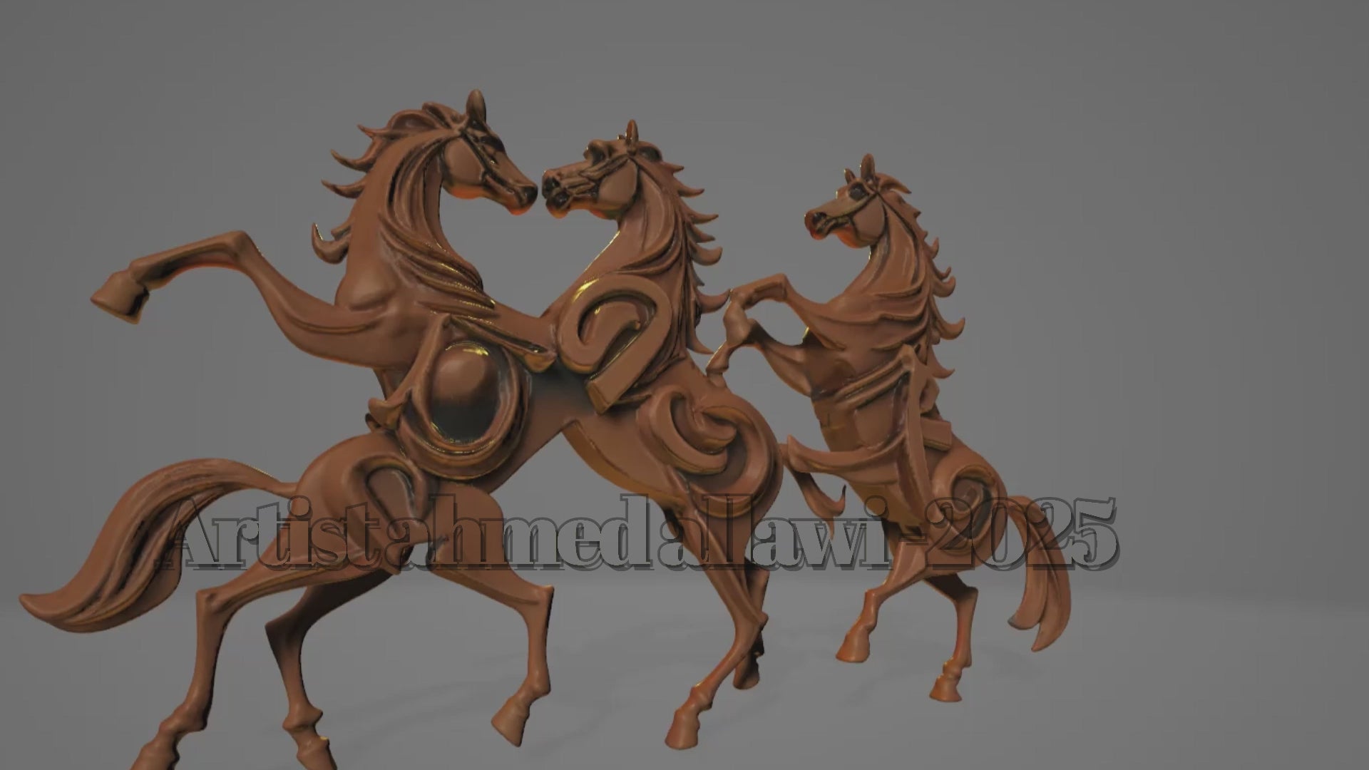 The Dancing Horse — Bronze Sculpture (Video)